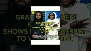 Reggae Grammy Winner Keznamdi Shows respect and gratitude to Vybz Kartel and his Team