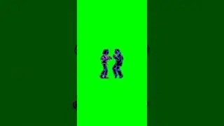green screen neon dancing couple #greenscreen #animation #shortsvideo #cartoon