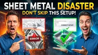 Sheet Metal in SolidWorks - Don't Skip This Setup