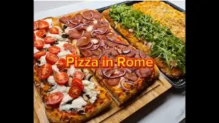 Pizza in Rome is delicious and crispy.(Kuutio)
