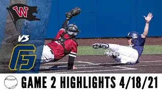 George Fox vs. Whitworth Game 2 Highlights // D3 College Baseball 2021