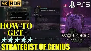 How to Get 5 Star Libationer Guo Footwear WO LONG 5 Star Strategist of Genius | Wo Long 5 Star Gear