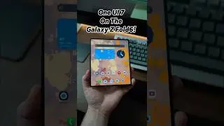OneUI 7 On The Samsung Galaxy Z Fold 6! #shorts #oneui7