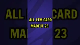 All LTM Card Madfut 23 Max Rating #madfut23 #fifa23 #fut23
