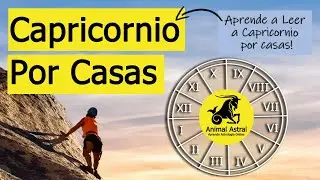 El Signo Capricornio por las casas del Zodíaco.