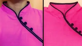 Easy Sided Chinese Collar Women Kurta/इस डिजाइन को सही तरीके से बनाना सीखे