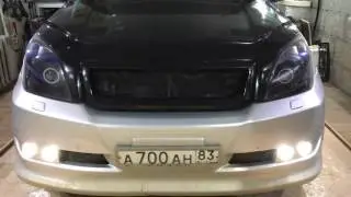 2 пары HPL Crossfire Fog на Toyota Prado 120