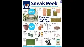 Aldi In Store Ad May 7 &ndash; May 13, 2025. It&rsquo;s almost summer patio time.