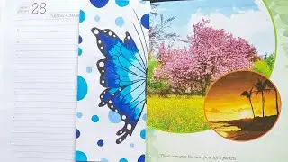 🌸📘 Aesthetic Butterfly Bookmark & Nature Diary Shot | Creative Inspiration Photo 
