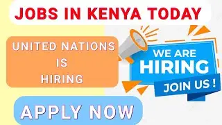 JOB VACANCY 2022: United Nations Nairobi is Hiring - APPLY NOW