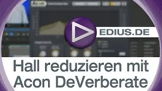EDIUS Podcast - Hall reduzieren mit Acon DeVerberate