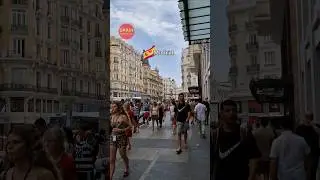 🇪🇸 MADRID City Walk 🏙 Europe's Most Charming Capital City #spain #4k #citytour #travel #viajes #best
