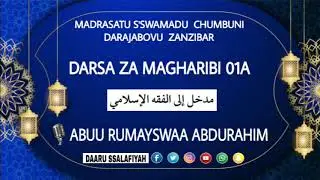 DARSA ZA FIQHI NÖ 01A 