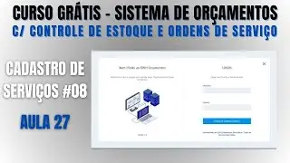 CURSO GR&Aacute;TIS Aula 27 - Sistema de Or&ccedil;amentos Delphi - Cadastro Servi&ccedil;os #08 - Inserir e Alterar