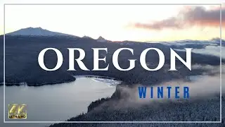OREGON | Best of Winter | 4k Drone | Scenic Relaxation