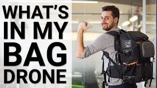 🧳 SETUP DRONE : TOUT le mat&eacute;riel que je transporte dans mon SAC A DOS pour partir en mission