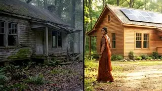 Restoration of Old Forest House by Indian Woman #viralvideo #restoration #asmr