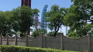 NEW Six Flags Over Texas Ride Testing Footage- Aquaman Power Wave 2020