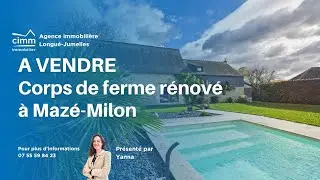 Charmant corps de ferme &agrave; vendre sur la commune de Maz&eacute;-Milon