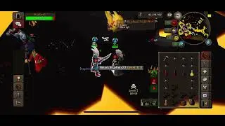 Osrs Mobile mid level pvp BH with elite void and morrigans axe
