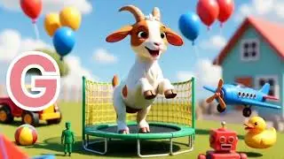 A is for Apple 🍎 | Alphabet Train Song for Kids | Learn ABC with Fun Rhymes