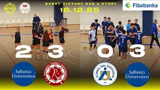 TÜSF İSTANBUL VOLEYBOL 1.LİGİ 16 ARALIK GENEL ÖZET