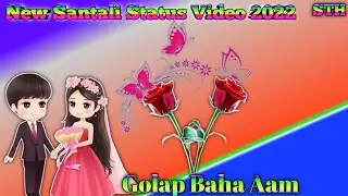 New Santali Status Video 2022//Golap_Baha//WhatsApp Status Video//STH Official