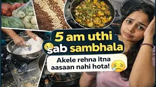 Day 8/100 | 5 AM Morning Routine | Akele Rehkar Sab Manage Karna Easy Nahi