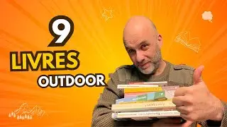 Sélection de livres outdoor : randonnées insolites, bushcraft, vélo.