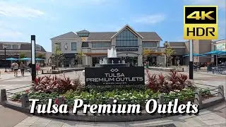 Tulsa Premium Outlets - Walking Tour (4K)