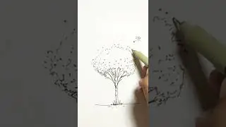 Tree Colors 🌳 #art #archscapez #drawing #shortsfeed #shorts