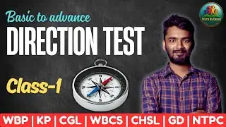 Class- 1 | DIRECTION TEST🧭 Easily Explained | All Types | Reasoning by Deroz Sir