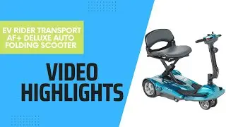 EV Rider Transport AF+ Folding Mobility Scooter [2024]