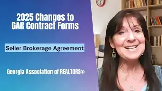 ✨📝 2025 GAR Changes - F101 -Seller Brokerage Agreement 📝✨ #2025georgiacontractchanges
