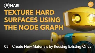 Texture Hard Surfaces Using Mari's Node Graph | 5: Create New Materials by Reusing Existing Ones