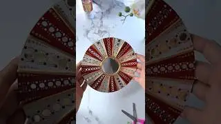 Lippan Art || Wall Hanging Craft Ideas || Easy and Simple Craft #art #diy #shorts #trending