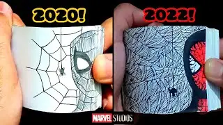 DIY - HOW I REMADE MY 2 YEAR OLD SPIDERMAN FLIPBOOK! @andymation @theflippist