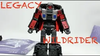 BLIND TRANSFORMATION AND UNBOXING OF TRANSFORMERS LEGACY WILDRIDER