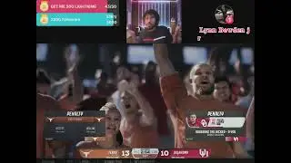 RAGER RAGES IN OKLAHOMA VS TEXAS RIVALRY GAME 😭