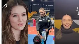 Zehra Gunes ❤️most beautiful Turkish🇹🇷volleyball player in history ||&her Dance 😍