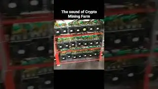The sound of Crypto mining farm with 1000$ BTC investment and profit 700% over the investment.