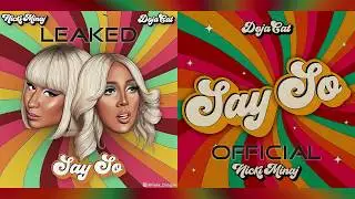 Doja Cat - Say So ft. Nicki Minaj [Original/leaked VS official differences]