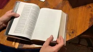 CBP Midsized Interleaf Bible Water Buffalo.... UNCUT