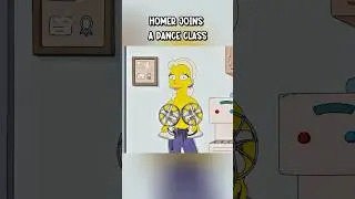 Homer joins a dance class