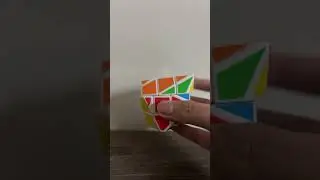 Hexagonal Dipyramid Cube on Beat 🔹 Part 2 #satisfying #cubing #shorts