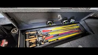 Custom Rod Organizer on Bass Cat Puma STS