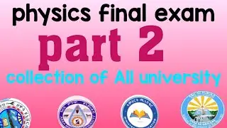 Physics final exam for freshman course//General physics final exam #final #generalphysics