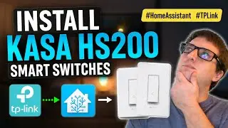 Установите умные коммутаторы Kasa HS200 #homeassistant #tplink