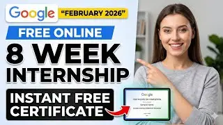WORK FROM HOME! 🏠 Google 8-Week Internship (No Experience Needed) + FREE Certificate