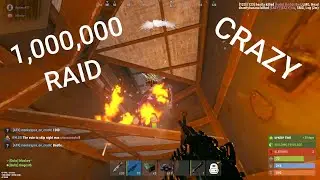 Raid defence on a 1,000,000x sever (rust)